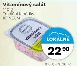 Konzum Konzum vitamínový salát nabídka