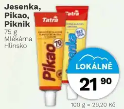 Konzum Tatra Jesenka Pikao Piknik nabídka