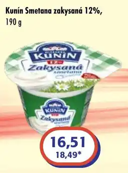ČEPOS Kunin smetana zakysaná 12% nabídka