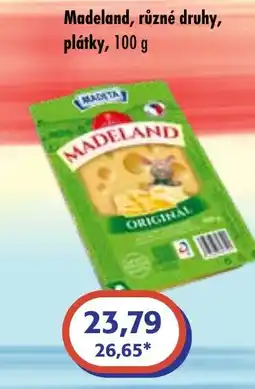 ČEPOS Madeland, různé druhy, plátky nabídka