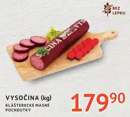 Coop hb Vysočina klášterec ké masné pochoutky nabídka