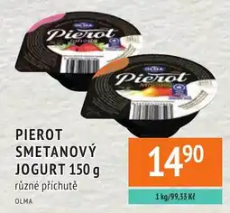 Coop hb Pierot smetanový jogurt různé příchutě nabídka