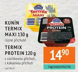 Coop hb Kunín termix maxi různé příchutě nabídka