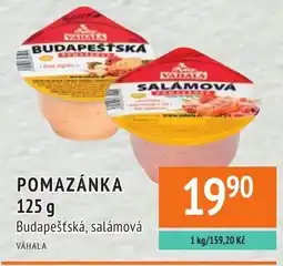Coop hb Váhala pomazánka budapešťská, salámová nabídka