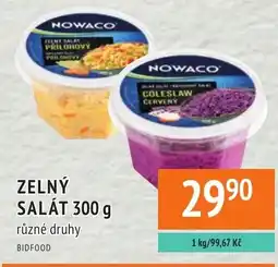 Coop hb Nowaco zelňý salát nabídka