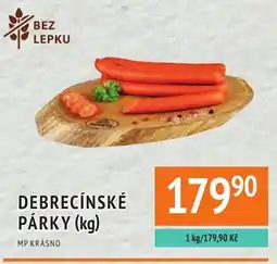 Coop hb Debrecínské párky nabídka