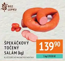 Coop hb Špekáčkový točený salám nabídka