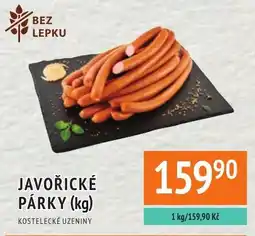 Coop hb Kostelecké uzeniny javořické párky nabídka