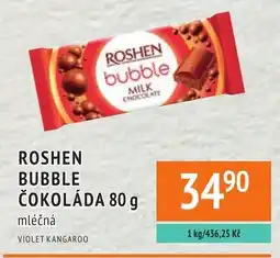 Coop hb Roshen bubble čokoláda nabídka