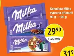 Coop hb Milka čokoláda vybrané příchutě nabídka