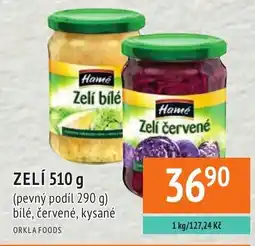 Coop hb Hamó zelí bílé, zelí červené, kysané nabídka