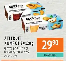 Coop hb Ati fruit kompot hruškový, broskvový nabídka