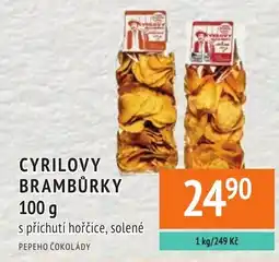 Coop hb Cyrilovy bramburky s prichutou hořčice, solené nabídka
