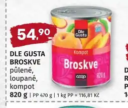 Coop hb Dle gusta broskve nabídka