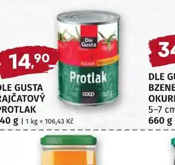 Coop hb Dle Gusta rajčatový protlak nabídka