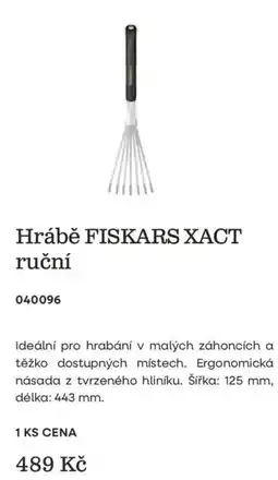 Starkl Fiskars xact hrábě ruční nabídka