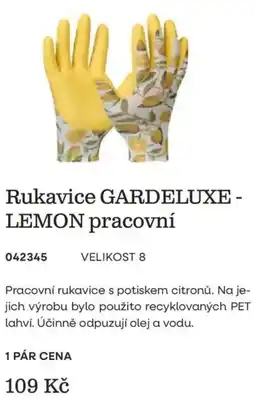Starkl Rukavice gardeluxe - lemon pracovní nabídka