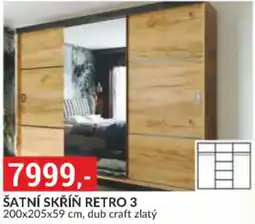 Baumax Šatní skříň retro 3 nabídka