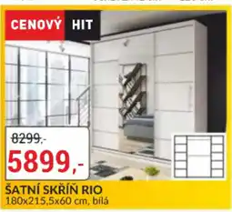 Baumax Rio šatní skříň nabídka
