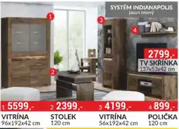 Baumax Systém indianapolis jasan tmavý nabídka