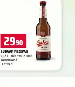 Terno Budvar reserve nabídka