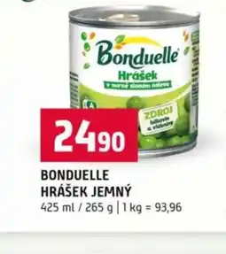 Terno Bonduelle hrášek jemný nabídka