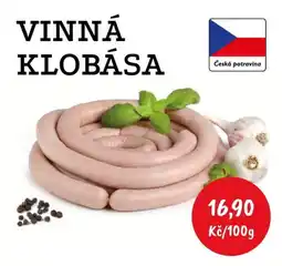 RABBIT řeznictví Vinná klobása nabídka