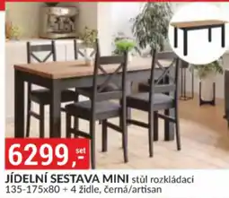 Baumax Jídelní sestava mini stůl rozkladací nabídka