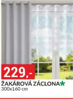 Baumax Žakárová záclona nabídka