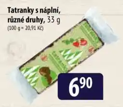 Bala Tatranky s náplní nabídka