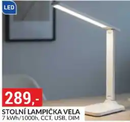 Baumax Vela stolní lampička nabídka
