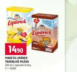 Terno Madeta lipánek trvanlivé mléko nabídka