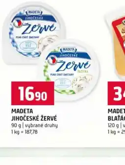 Terno Madeta jihočeské žervé nabídka