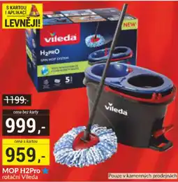 Baumax Vileda mop h2pro nabídka
