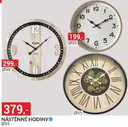 Baumax Nástěnné hodiny nabídka