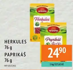 Coop hb Krasno herkules paprikas nabídka