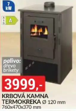 Baumax Termokreka krová kamna nabídka