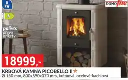 Baumax Domo fire Krbová kamna Picobello II nabídka