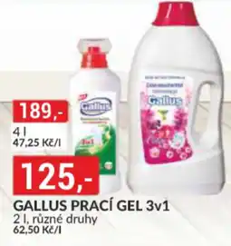 Baumax Gallus prací gel 3v1 nabídka