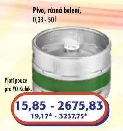 ČEPOS Pivo nabídka
