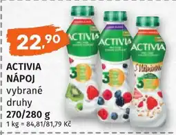 Coop hb Activia nápoj vybrané druhy nabídka