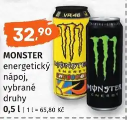 Coop hb Monster energetický nápoj, vybrané druhy nabídka