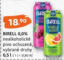 Coop hb Birell 0,0% nealkoholické pivo ochucené nabídka