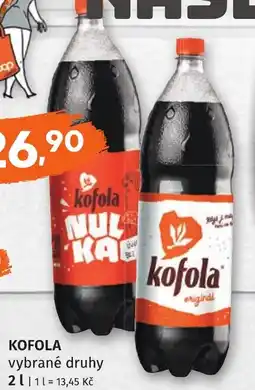 Coop hb Kofola vybrané druhy nabídka