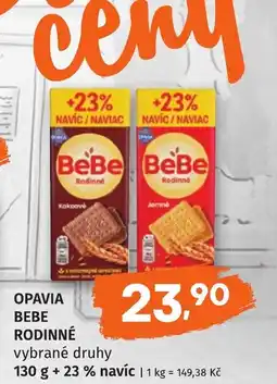 Coop hb Opavia Bebe Rodinné nabídka