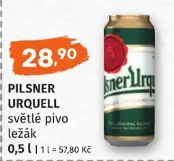 Coop hb Pilsner Urquell světlé pivo ležák nabídka