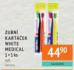 Coop hb Ivay plus zubní kartáček white medical soft nabídka