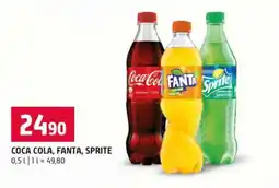 Terno Coca Cola, Fanta, Sprite nabídka