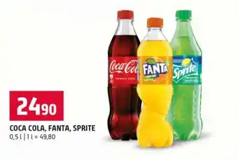 Coca Cola, Fanta, Sprite