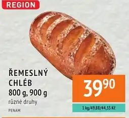 Coop hb Region řemeslný chléb nabídka